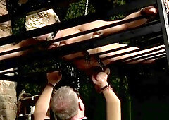 Eric's hanging things off cock bondage xxx porn for mexican boys