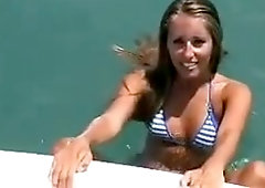 It is great to have a boat and this hoe is a total money hungry sex freak