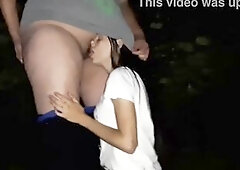 I took a stranger by the hair and drilled her in the throat in a darksome forest - Lesbo Illusion Gals