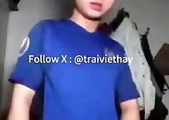 Vietnamese - Boy dirty talk while jerking off his dick