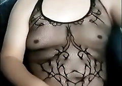 japanese plus-size ladyboy showcase her wonderful bod solo