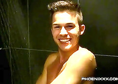 Andy Taylor in the shower