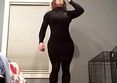 Michaelas Tight Dress (female Mask, Big Booty, Legs, Heels, Pantyhose, Trans, Crossdress)