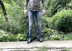 I wank her beautiful mother I'd like to fuck butt during the time that this guy piddles bent over doggy style