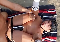 Bankrupt, without a condom, gay barebacking