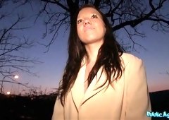 Incredible pornstars in Hottest College, Outdoor sex scene