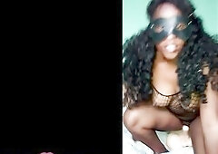 Elvie Horny on a chest sex toy - Part 1