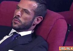 Watch these two hot guys swap and swap again with money-shot cumshots