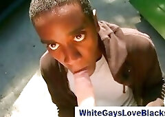 Black gangsta getting fucked in the ass