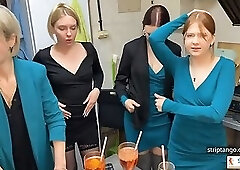 DirtyPub Looks Like a Normal Bar but Inside 4 Girls Wear Interactive Toys and Cum for You