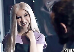 Big tits curvy mature milf walks in on cheating husband and joins