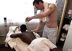 Ebony Black Pornstar Teen Zaawadi entice to Oiled Massage Sex by German Stud out of Fucking-rubber - Scout69.com ist die groesste deutschsprachige Ero