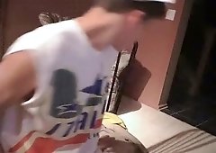 Horny male in amazing amateur homosexual sex scene