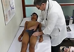 Doctor stepdad tugs twink's cock before shoving his rod inside for pleasure
