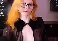 Amateur redhead Russian teen