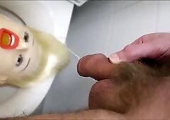 Pissing Using Love Doll