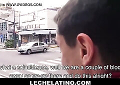 Wonderful Latino Lad Gives Epic Oral And Hops On Sans a condom Lollipop