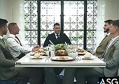 ASGMAX - Boss, Underboss, Capo & Soldiers - All In Gay Orgy With Massive Cocks