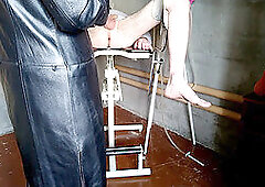 Bbw mistress, femdom anal training, russian stockings