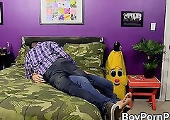 Sexy and horny twinks banging in the bedroom