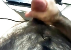 Extremely hairy dude with hairy back 4