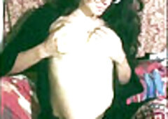 Mommy milky boobs, solo nipple play, long erect nipples