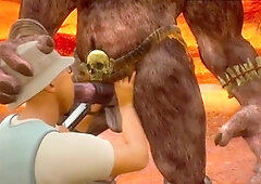 Tourist, hard anal, three dimensional