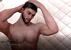 Atlas gets it on in a wild threesome with Leyala and Tasha in animated visual novel