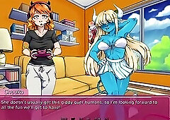 Sexy Succubus Introduces Futa To Her Friends - Demons Rise Up!