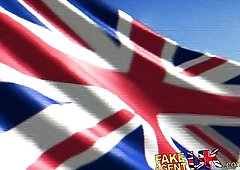 FakeAgentUK Exceedingly hot blond mother I'd like to fuck likes all things anal