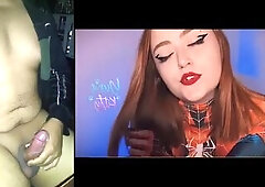 JOI GAME React (Spider Woman dominating horn)