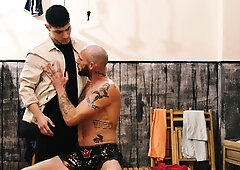 Bastian Karim offers Guillaume Wayne some comfort