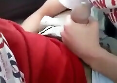 Blonde boy sucks daddy in the car 7