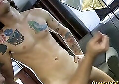 Amateur guys bj from pal close up