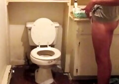 Shooting Off A Load Of Hawt Cum During the time that Using My Ally Bath