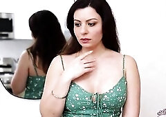 Alina Beauty's stepson takes care of her, having sex with her and satisfying her.