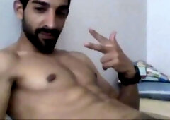 Turkish handsome hunk with big cock cumming 8