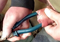 Older cock, gay foreskin, sex toy