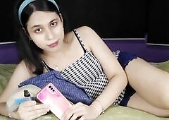 Hot tranny DaniTheCutie lets you indulge in her soft sexy feet before providing a footjob and taking it doggy style