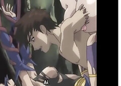 Anime teacher impregnates student and creampies in her booty abdomen inflation