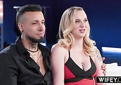 WIFEY Good-Girl Hotwife Ayla Gets BBC Railed, Her Husband Watches!