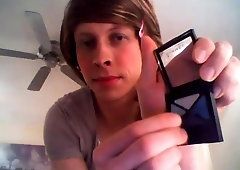 Sweet Shemale Pantieska shows her clit