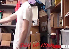 Black Cop Takes Good Care Of Teen Boy 8 Min