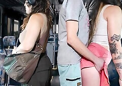 Masturbating a passenger on the bus