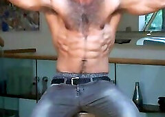 Big dick son rimjob with cumshot