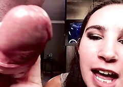 Cuckold bitch humiliates her fag hunk with the aid of her fresh man