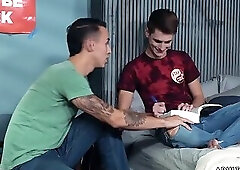 Trevor Harris ass fucked his college friend Dez Irez