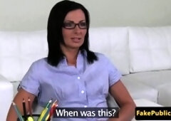 Newcomer glasses model unleashes on casting couch