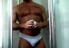 BABY BEAR Wet Flex, Getting Clean, Dildo, Fantasy, Kor' 4Dad.