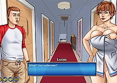 Landlady's naked surprise ignites wild, naughty passionate intimate play